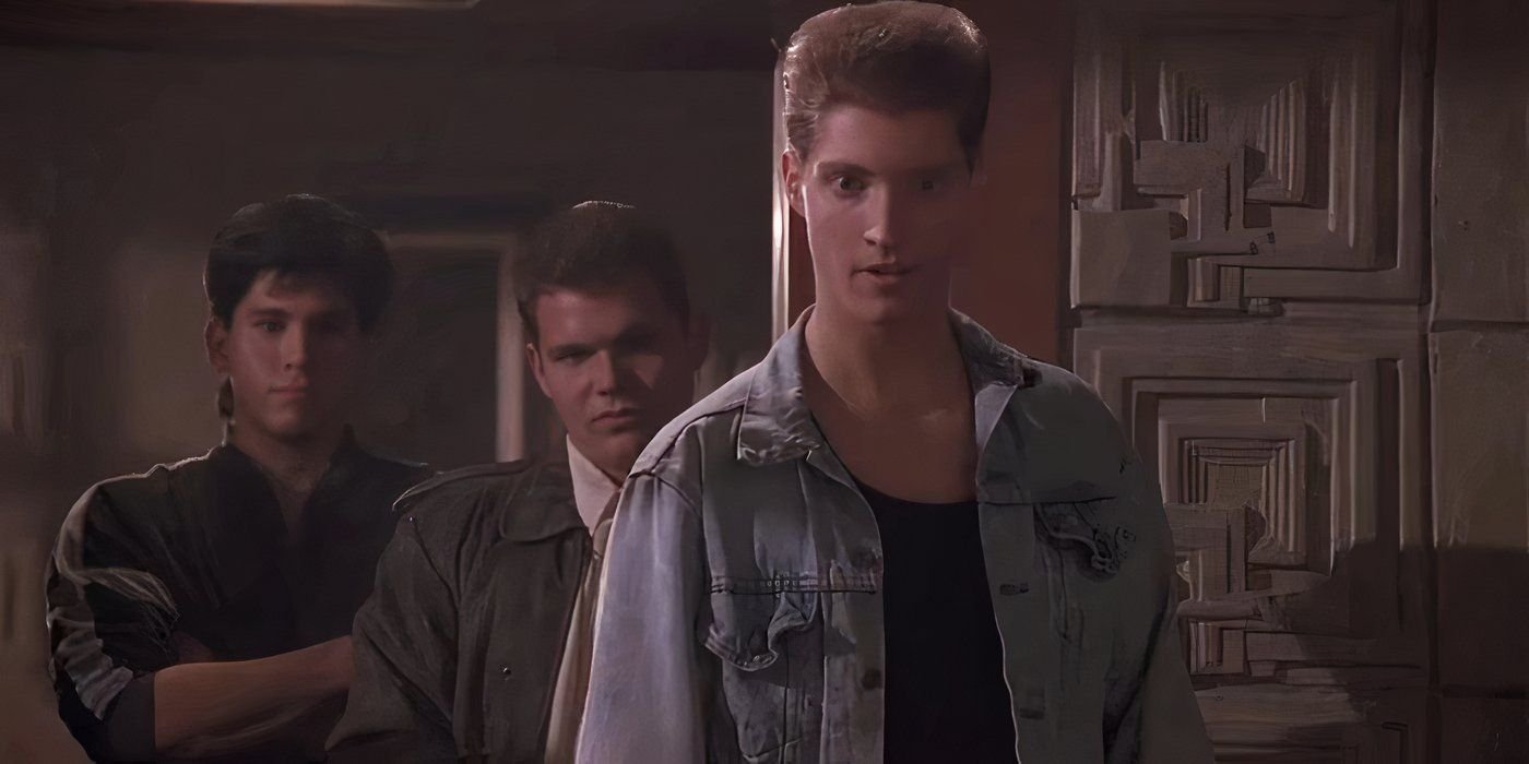 Mike Barnes Snake and Dennis in Karate Kid 3