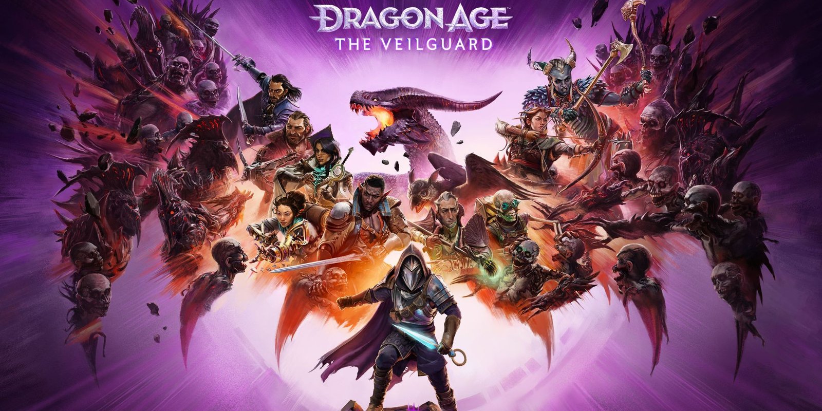 Every Essential, Extra, & Premium Game Coming This Month 2 Dragon Age The Veilguard key artwork and logo