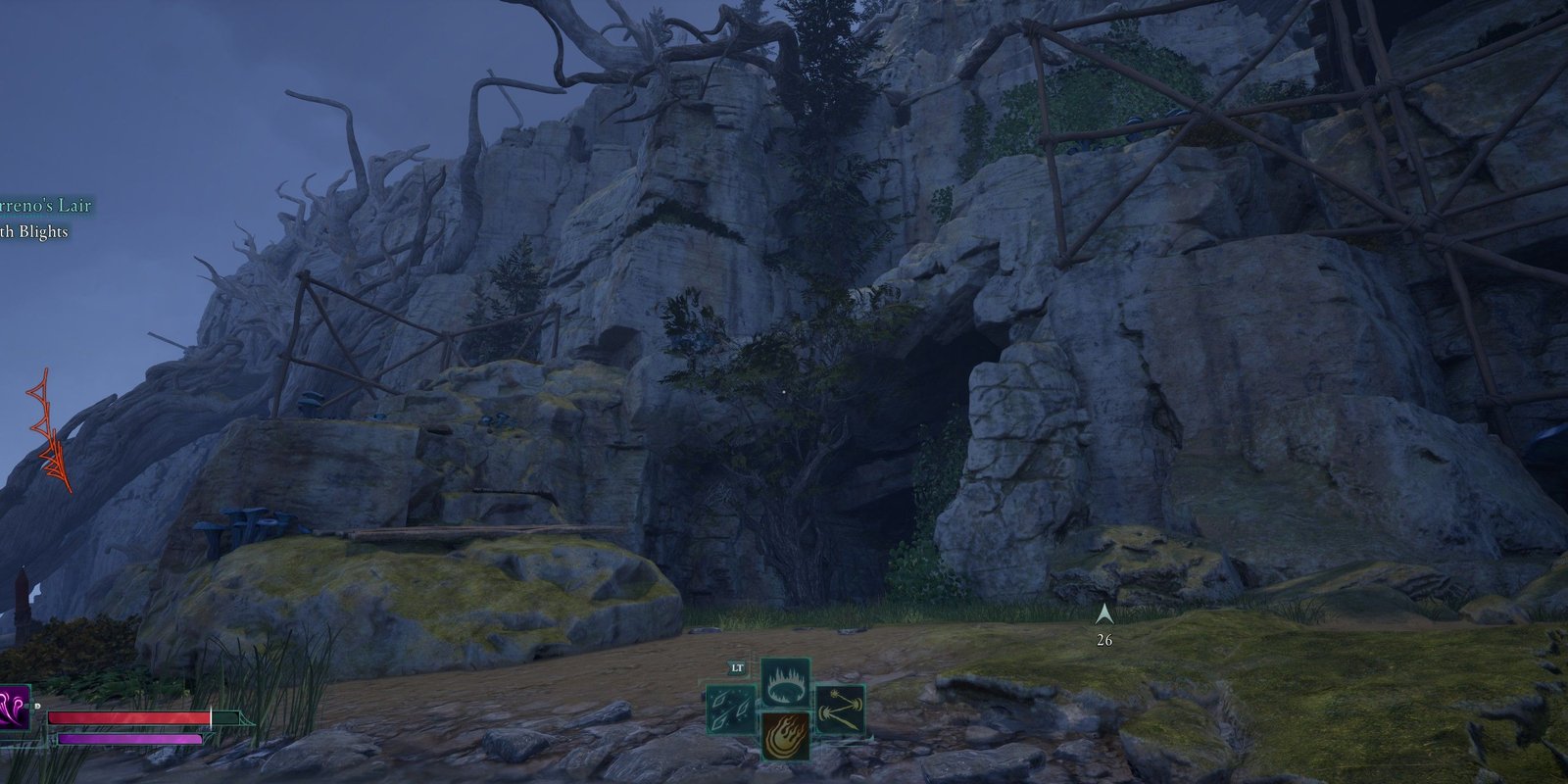 The cave for Belderreno in Avowed