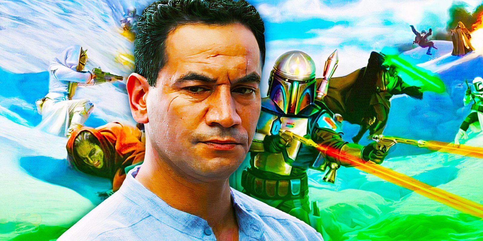 12 Years Ago, George Lucas' Protégé Confirmed He'd Set Up A Star Wars Spinoff That We Still Haven't Seen 3 Temuera Morrison's Jango Fett on Kamino looks thoughtful, edited with the Mandalorian Death Watch in Star Wars Legends