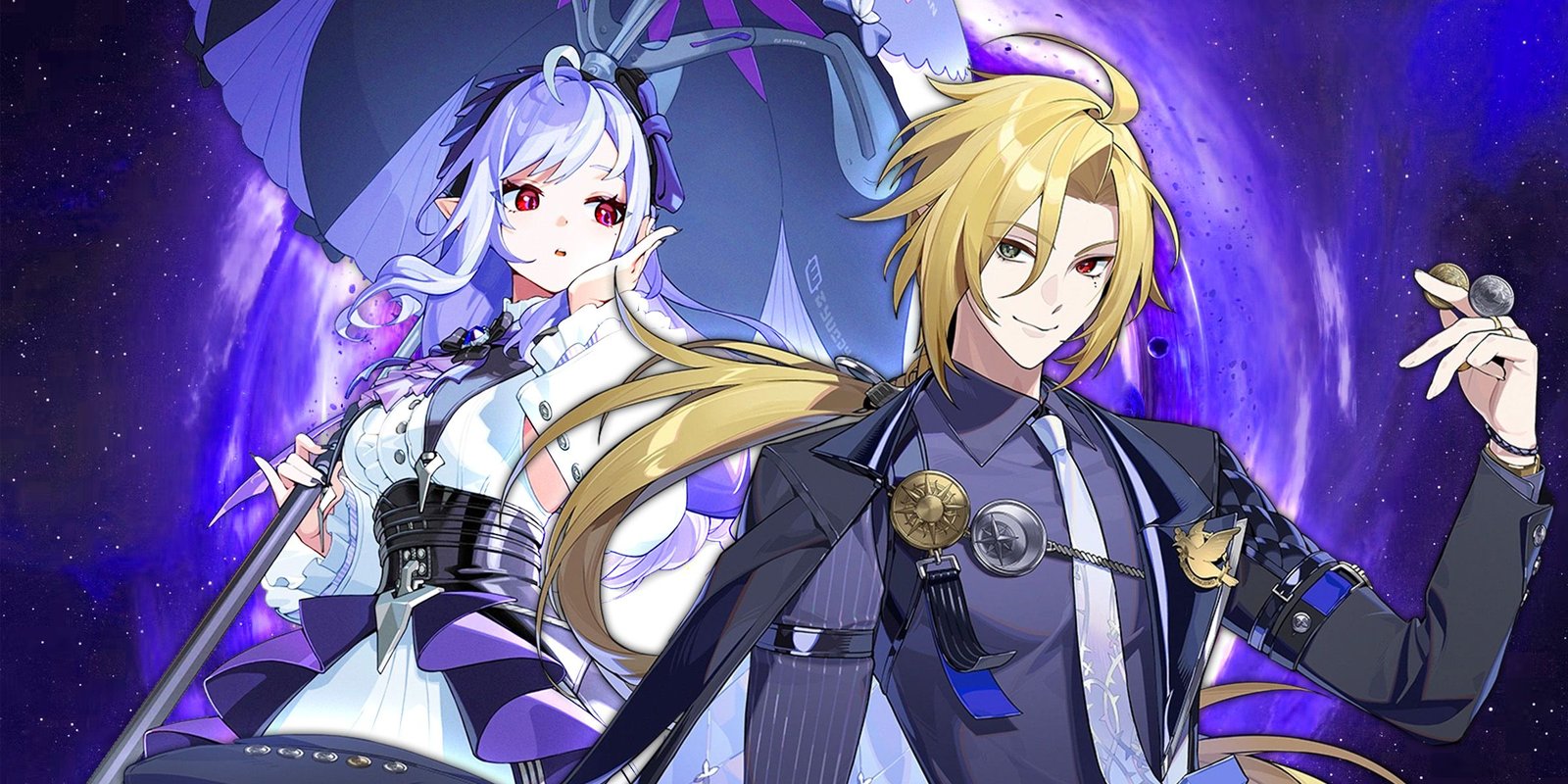 Hugo and Vivian from Zenless Zone Zero.