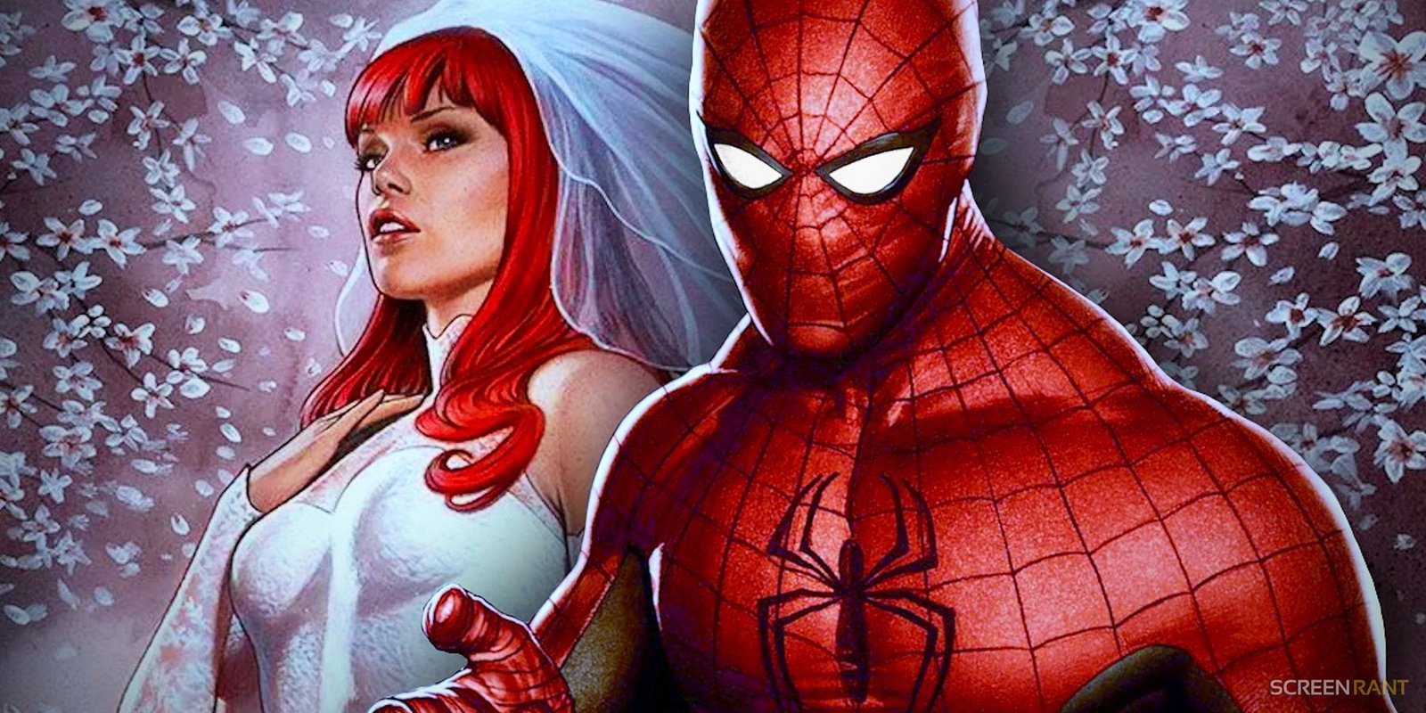 8 Most Problematic Relationships in the Marvel Universe That We Can’t Believe Were Canon 3 Spider-Man and Mary Jane in Wedding Dress Comic Art by Adi Granov