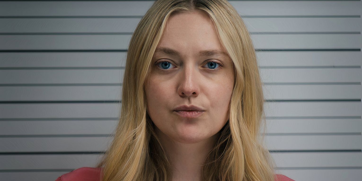 Abby gets a mugshot taken in The Perfect Couple