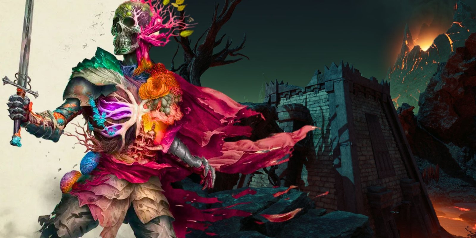 All Bounty Rewards & Locations In Avowed 2 Avowed's Key art over an image of a Pargrun Cache in the game