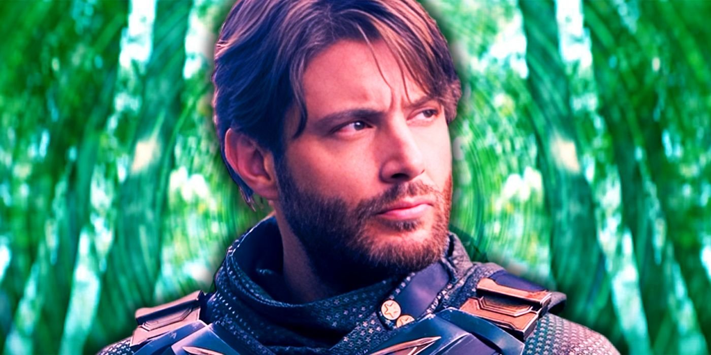 Jensen Ackles as Soldier Boy in The Boys In Front of a Green Forest Background