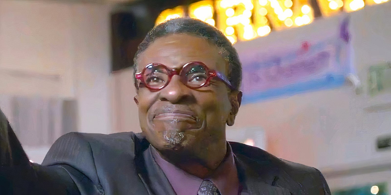 Keith David as Elroy smiling in Community