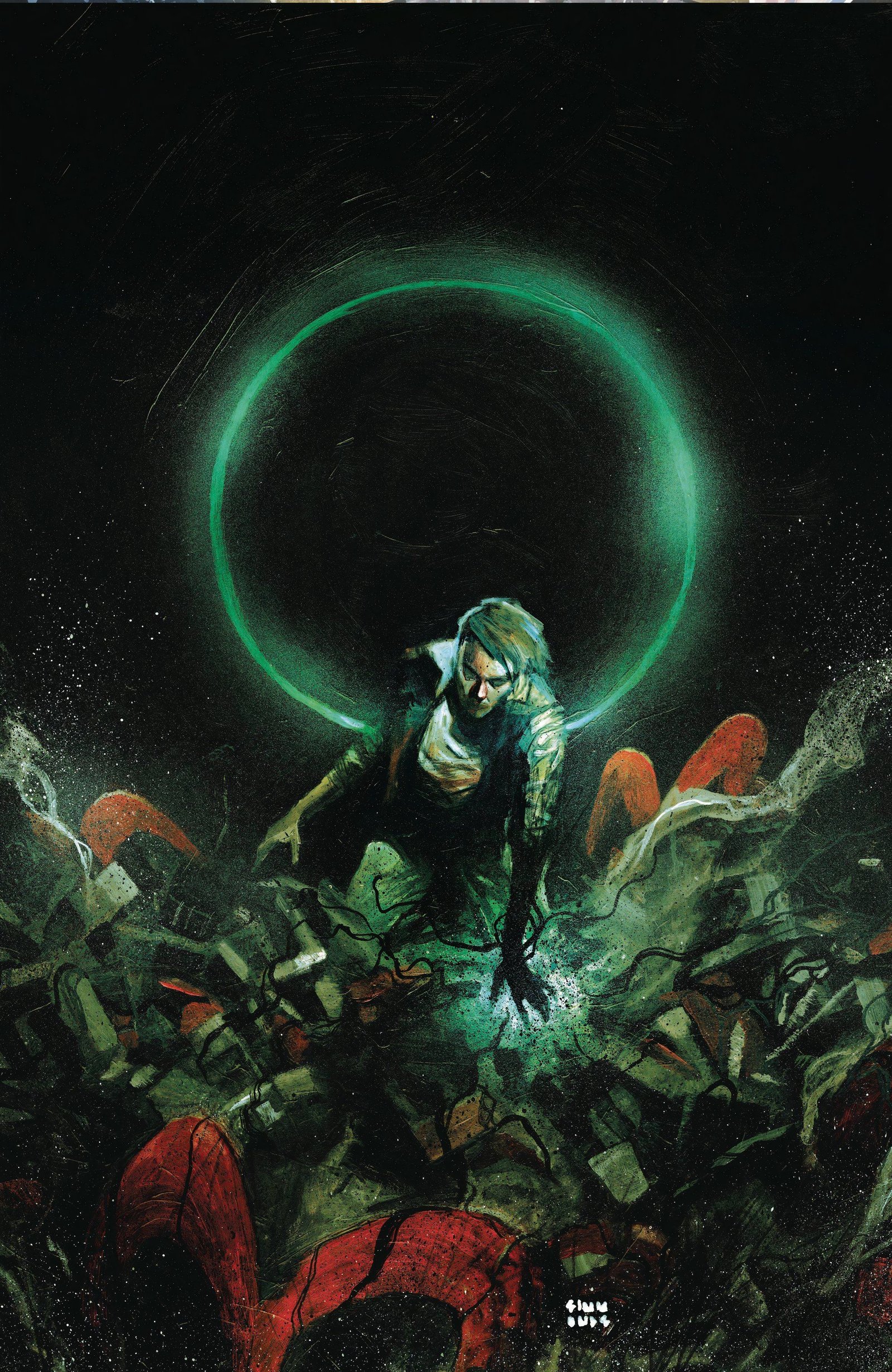 Absolute Green Lantern Simmonds Hal with Black Hand DC