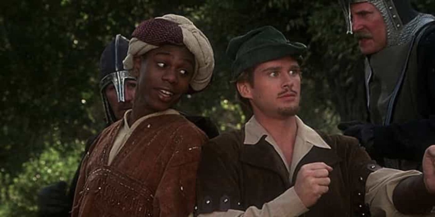 Cary Elwes and Dave Chappelle in Robin Hood: Men in Tights