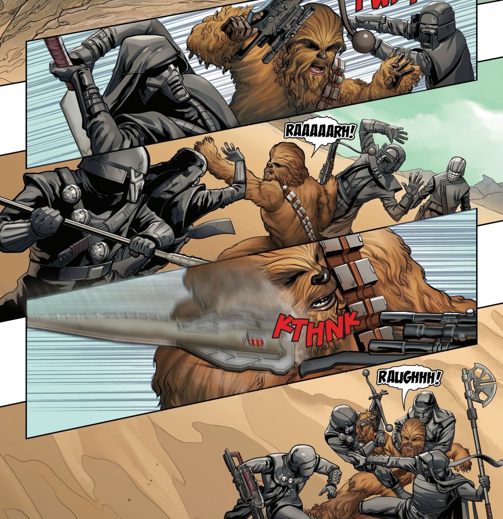 Chewbacca Fights Knights of Ren in Rise of Skywalker #2