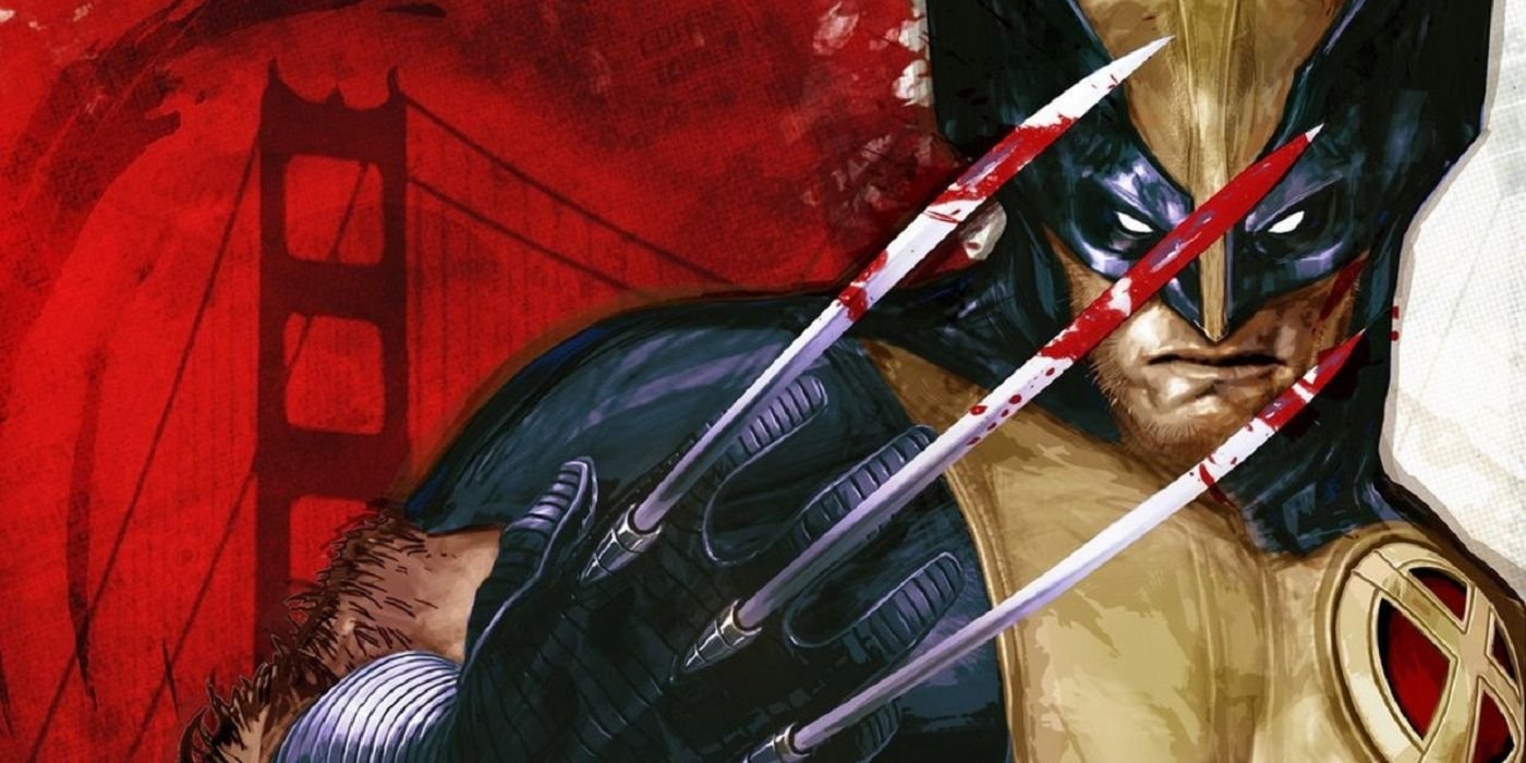 If You Think Daredevil is Violent, These 10 Moments Show Just How Vicious Elektra Can Be 4 Wolverine in X-Men gear, popping his bloody claws against the blood-red backdrop of a bridge.