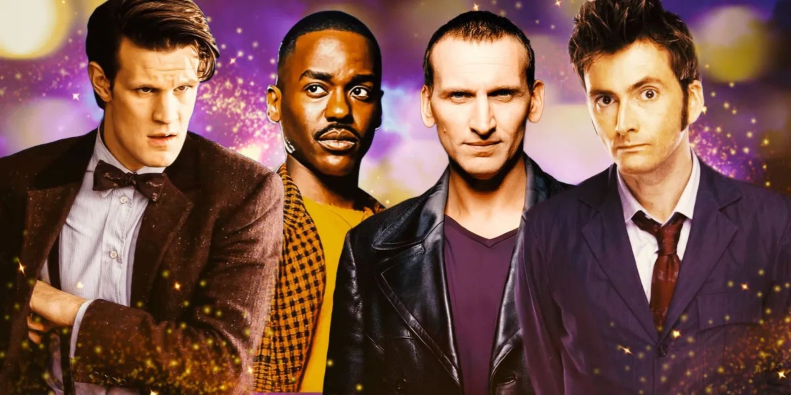 All 10 Doctor-Lite Episodes In Doctor Who, Ranked Worst To Best 4 Custom Doctor Who image of Matt Smith as Eleven, Ncuti Gatwa as Fifteen, Christopher Eccleston as Nine, and David Tennant as Ten