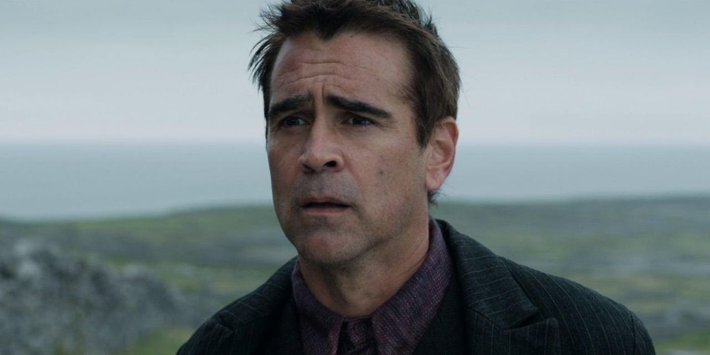 Pádraic (Colin Farrell) looking confused in The Banshees of Inisherin