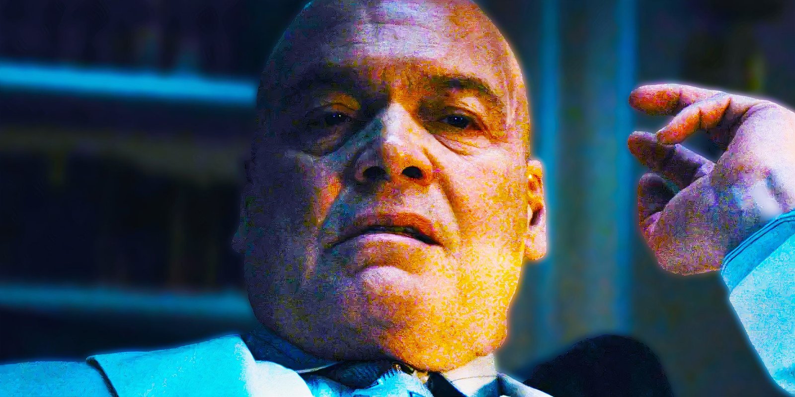 Kingpin looking miserable in Daredevil Born Again