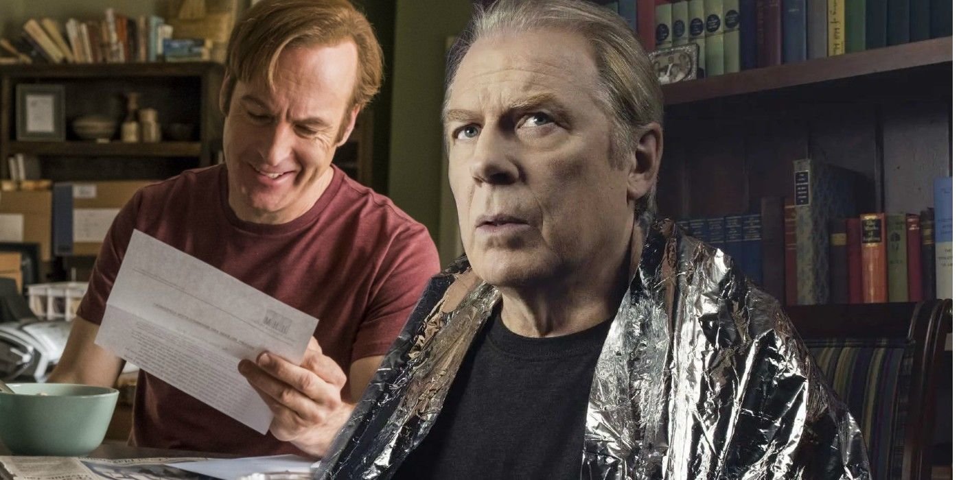 Bob Odenkirk as Jimmy McGill and Michael McKean as Chuck in Better Call Saul
