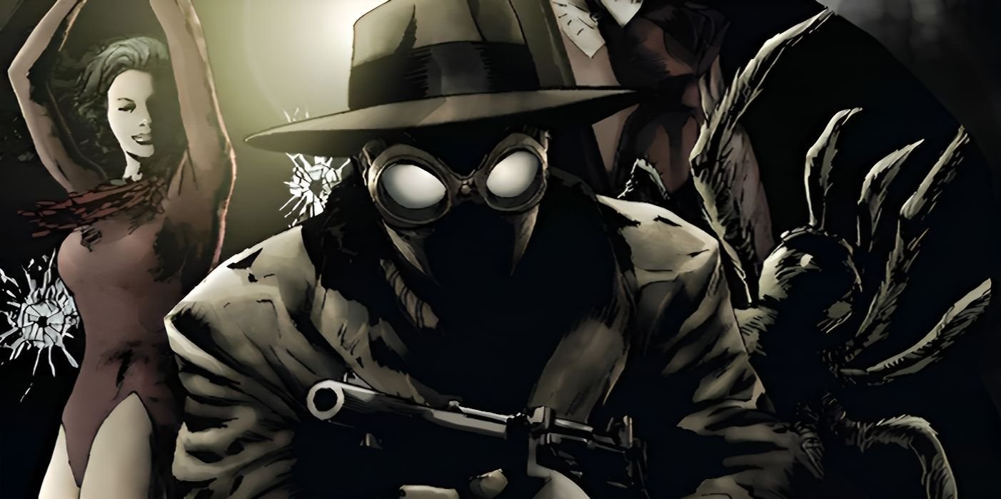 Spider-Noir, A Spider, And A Woman All Together