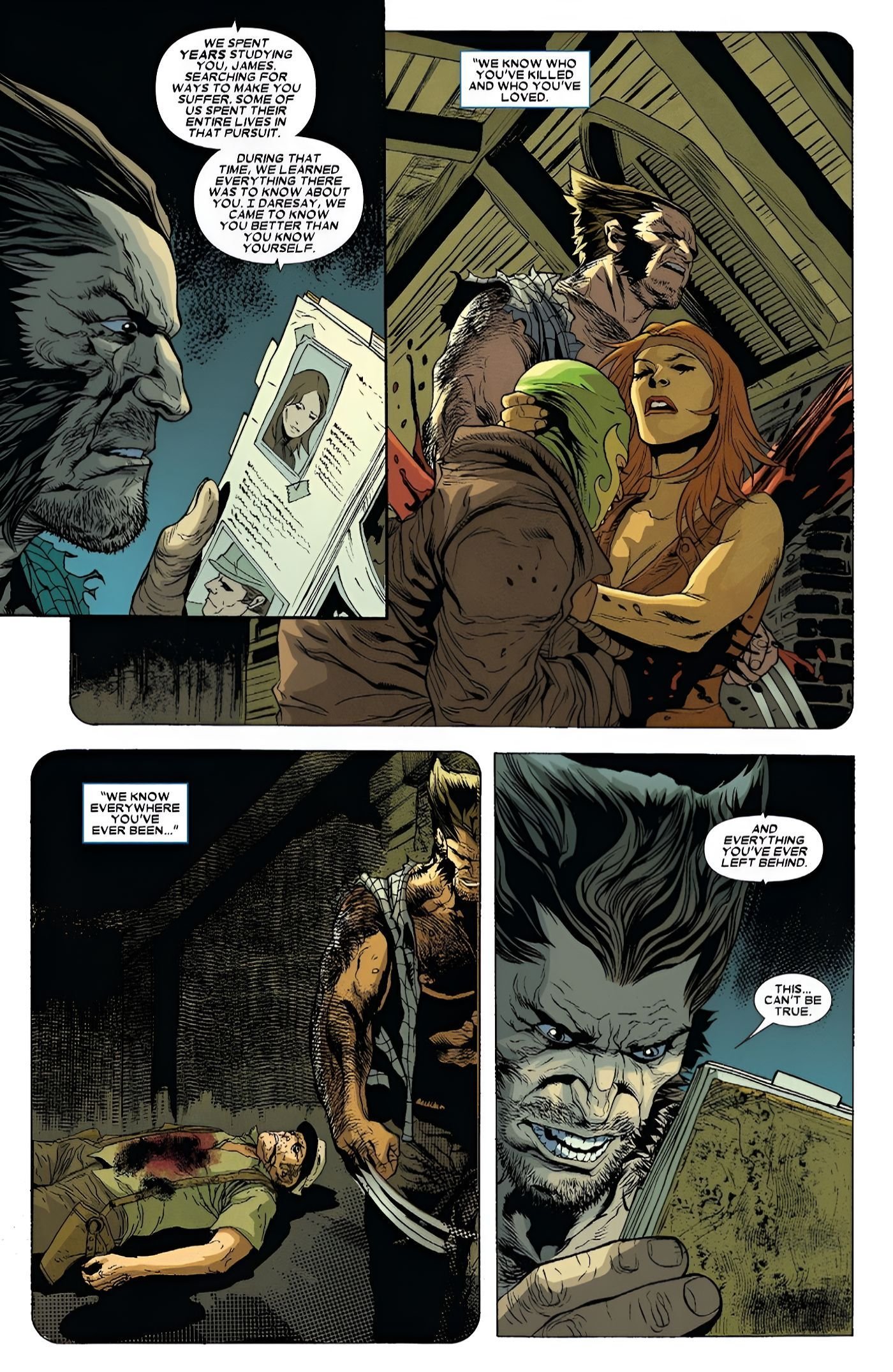 Wolverine Discovers the Truth That The Mongrels Are His Kids
