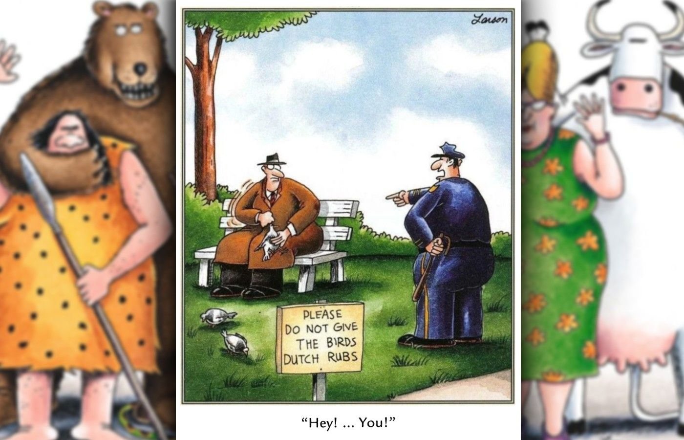 far side cop comic