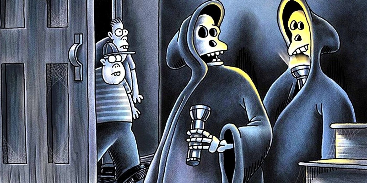 10 Funny Far Side Comics You Need to See If You Love Clint Eastwood 6 far side skeletal ghosts