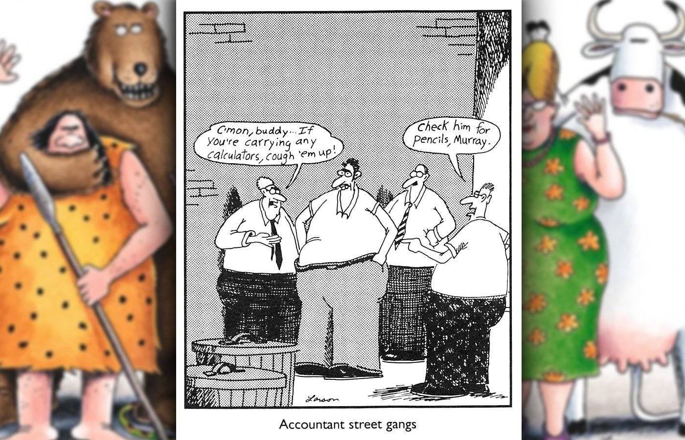 far side accountant street gangs comic