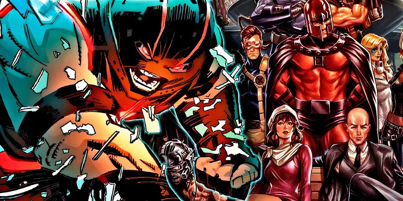 Every Major X-Men x Spider-Man Crossover in Marvel History, Ranked 3 Juggernaut punching the ground with the X-Men behind him.