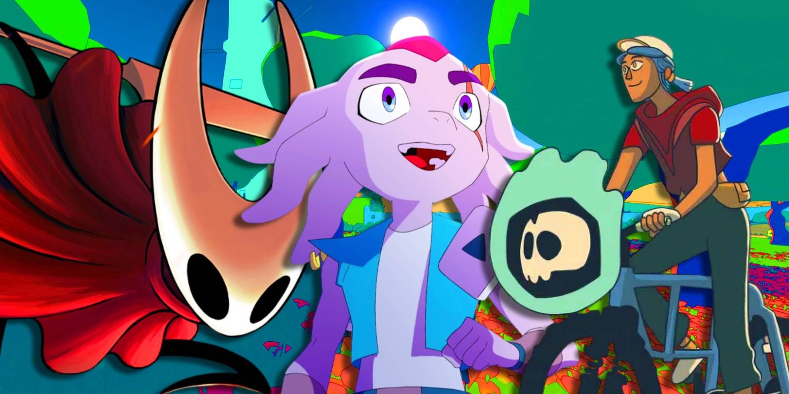 Popular Free Cooperative Title Teams Up With The Ocean Cleanup To Raise Over $2.5 Million 2 The character from Silksong, Windblown and Wheel World.