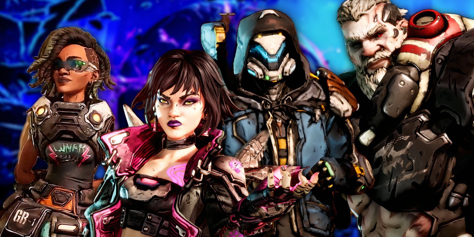 10 Most Polarizing Borderlands Characters We Love To Hate 2 All four borderlands 4 vault hunters lined up