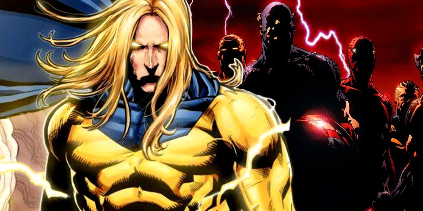 sentry and the new avengers comic art