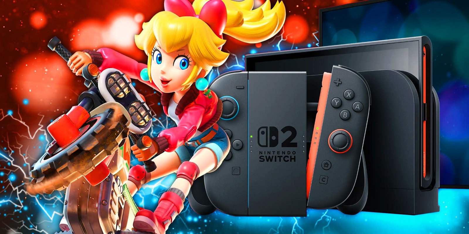 Mario Kart World Has Carried Over The Series Best Feature, And I Couldn't Be Happier 4 Mario Kart World character next to a Switch 2