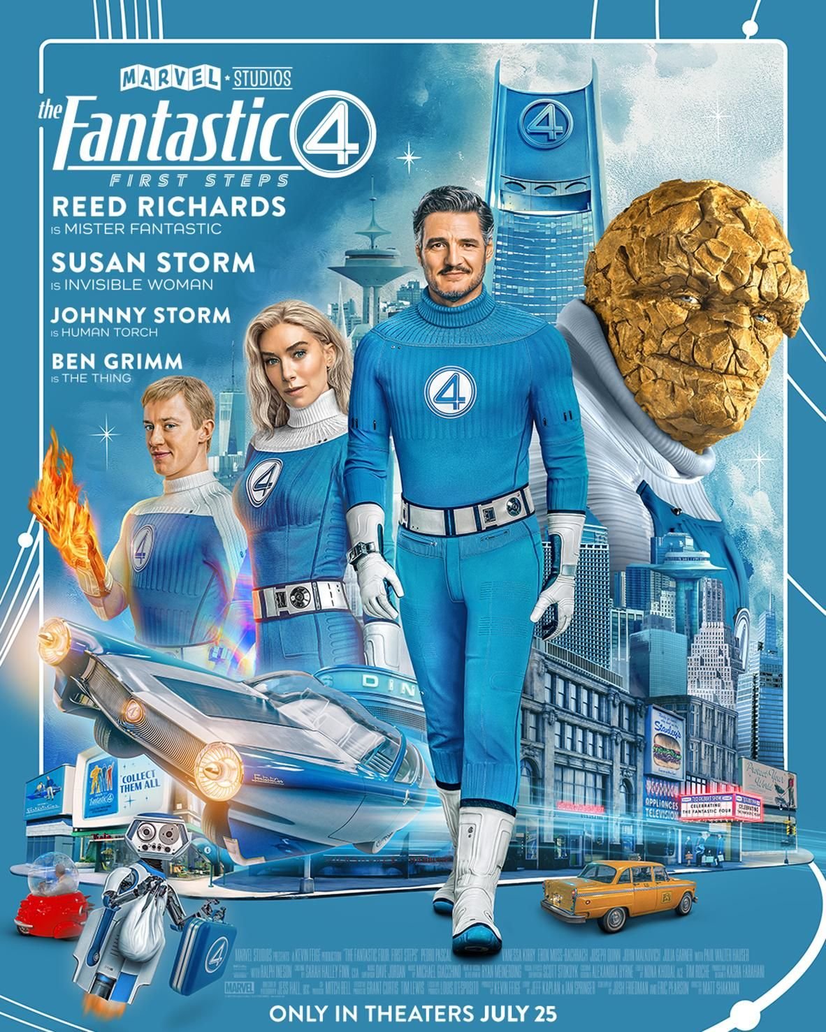 The Fantastic Four First Steps official poster