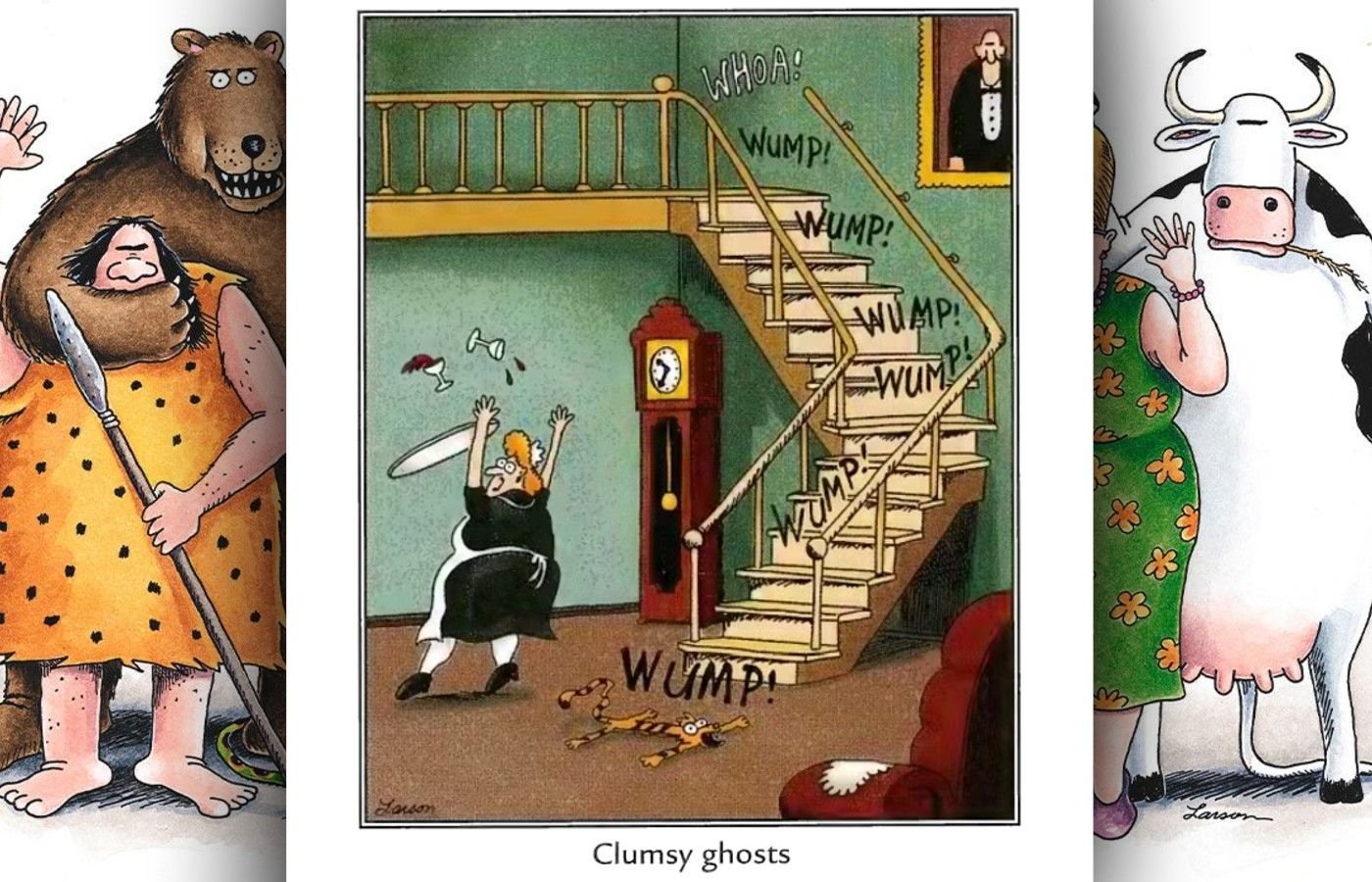 far side clumsy ghosts comic