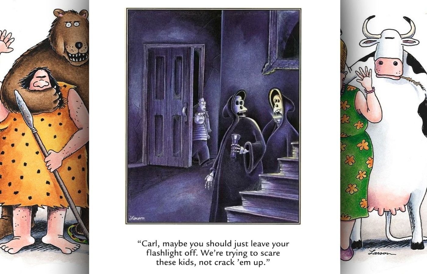 far side scary ghosts comic