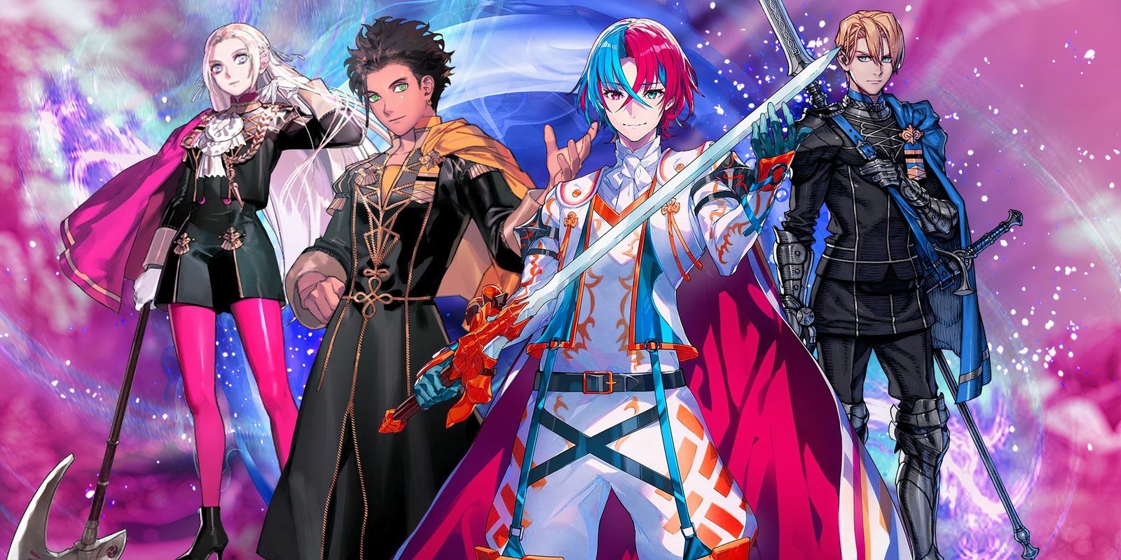 10 Best Tactical RPGs To Play While Waiting For Final Fantasy Tactics: The Ivalice Chronicles 4 Edelgard, Claude, Dimitri, and Alear from Fire Emblem.