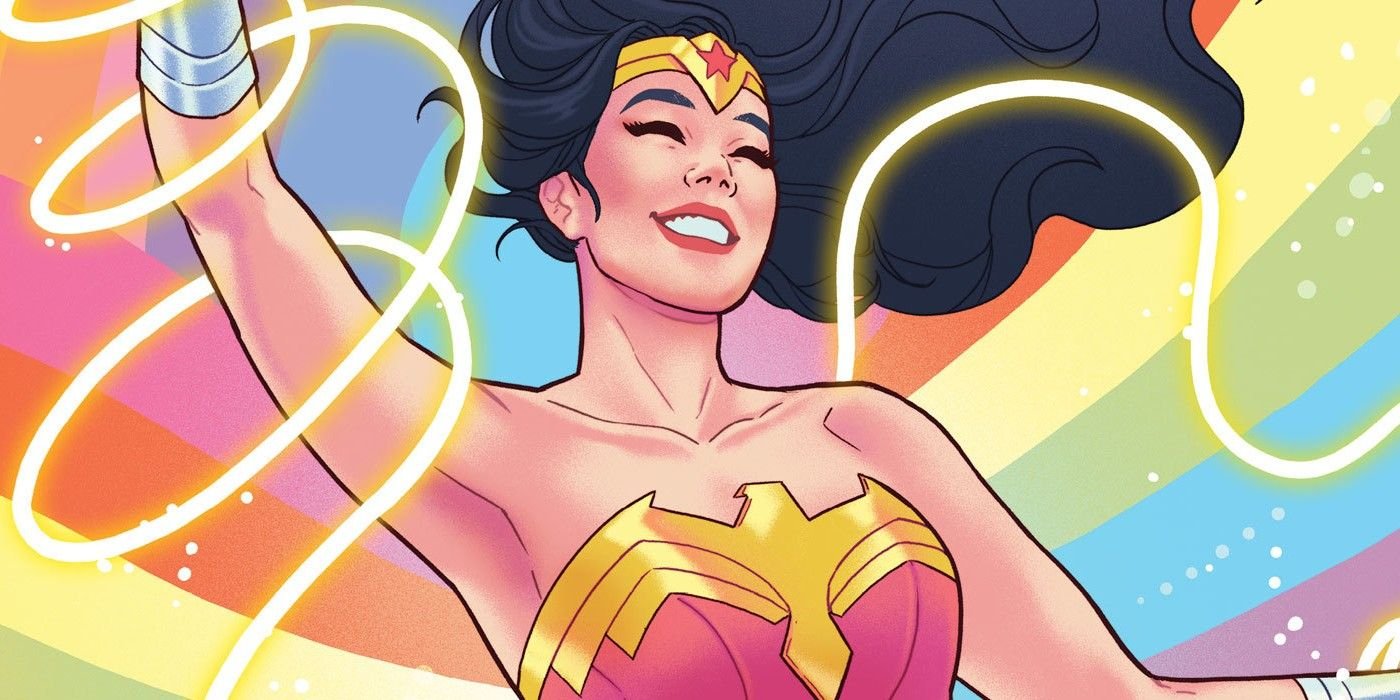 How DC Undermined Wonder Woman By Villainizing Her Legacy 3 WONDER WOMAN WITH A PRIDE RAINBOW