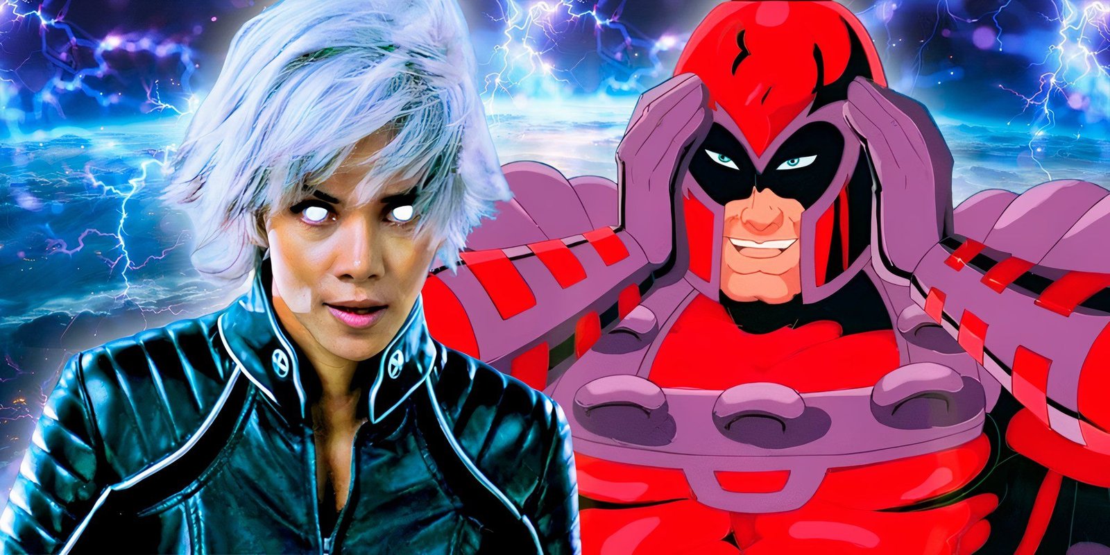 Storm from X-Men the Last Stand and Magneto in Final Decision in X-Men the Animated Series