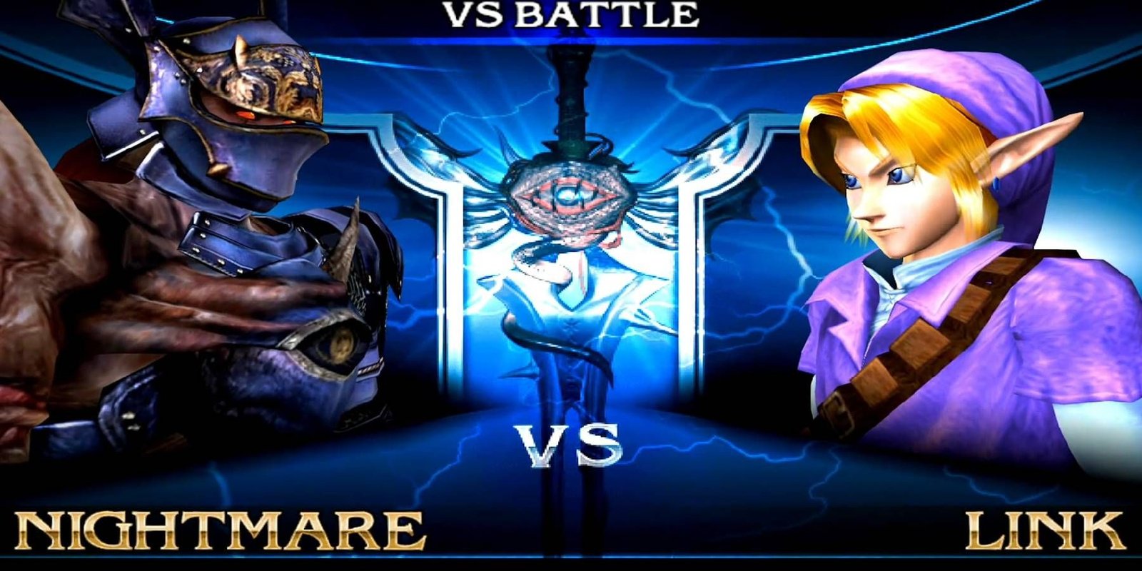 Soul Calibur 2 Nightmare vs Link in Switch 2 port version survival mode match