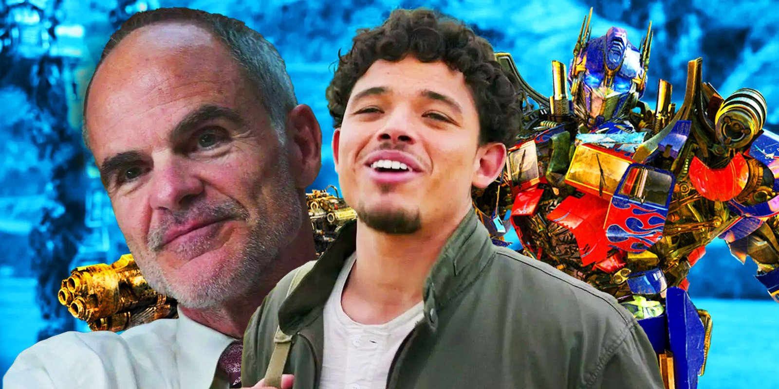 Samara Weaving & Ray Nicholson Unpack The Unpredictable Thrills & Wild Ending Of Their New Horror Comedy 8 Anthony Ramos, Michael Kelly, and Optimus Prime