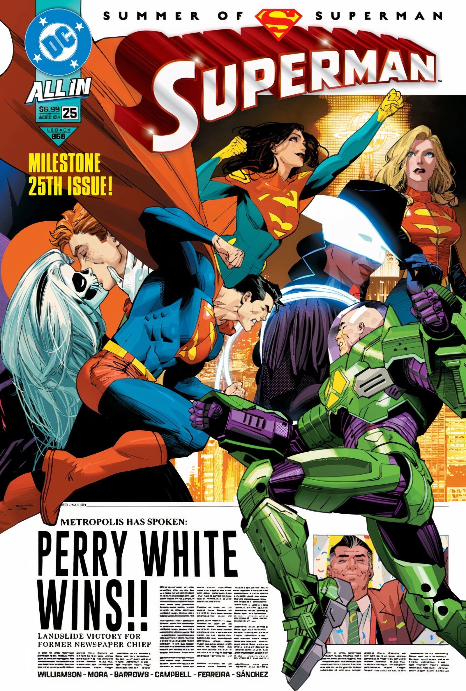 Superman #25 main cover dan mora