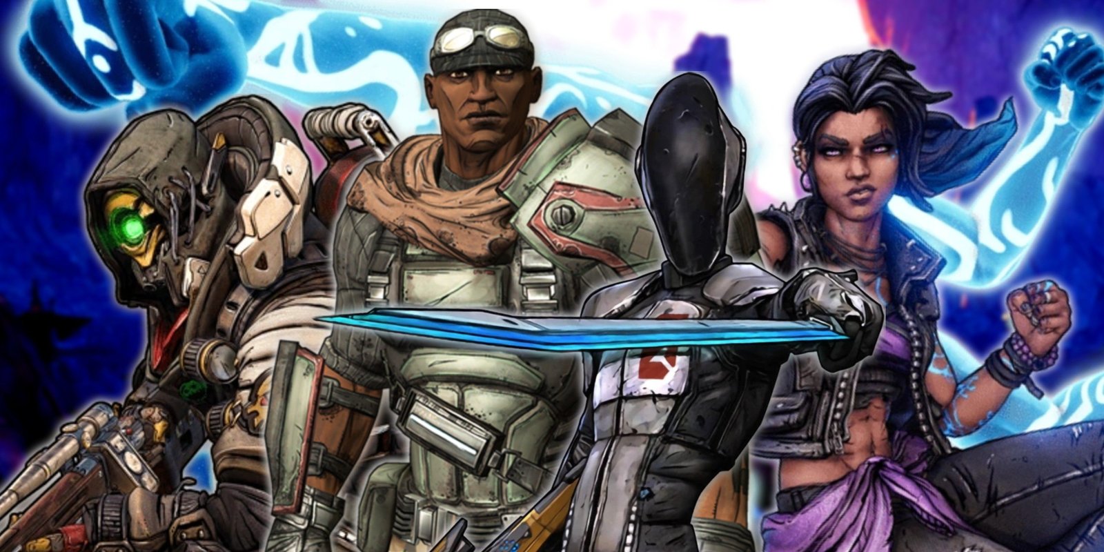 10 Most Polarizing Borderlands Characters We Love To Hate 3 Vault hunters from different Borderlands games standing together