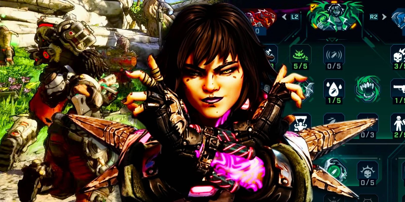 Can't Wait For Borderlands 4? Get This Underrated Borderlands Spin-Off Game For Free Right Now 2 Vex smirking with her arms crossed in Borderlands 4 with gameplay behind her.