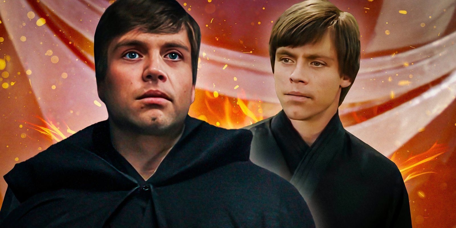 Luke Skywalker's New Nickname Gives Him a Unique Identity After Return of the Jedi 2 Luke Skywalker wears his black robes in The Mandalorian season 2 finale and The Book of Boba Fett, edited over a close-up of Din Djarin's helmet.