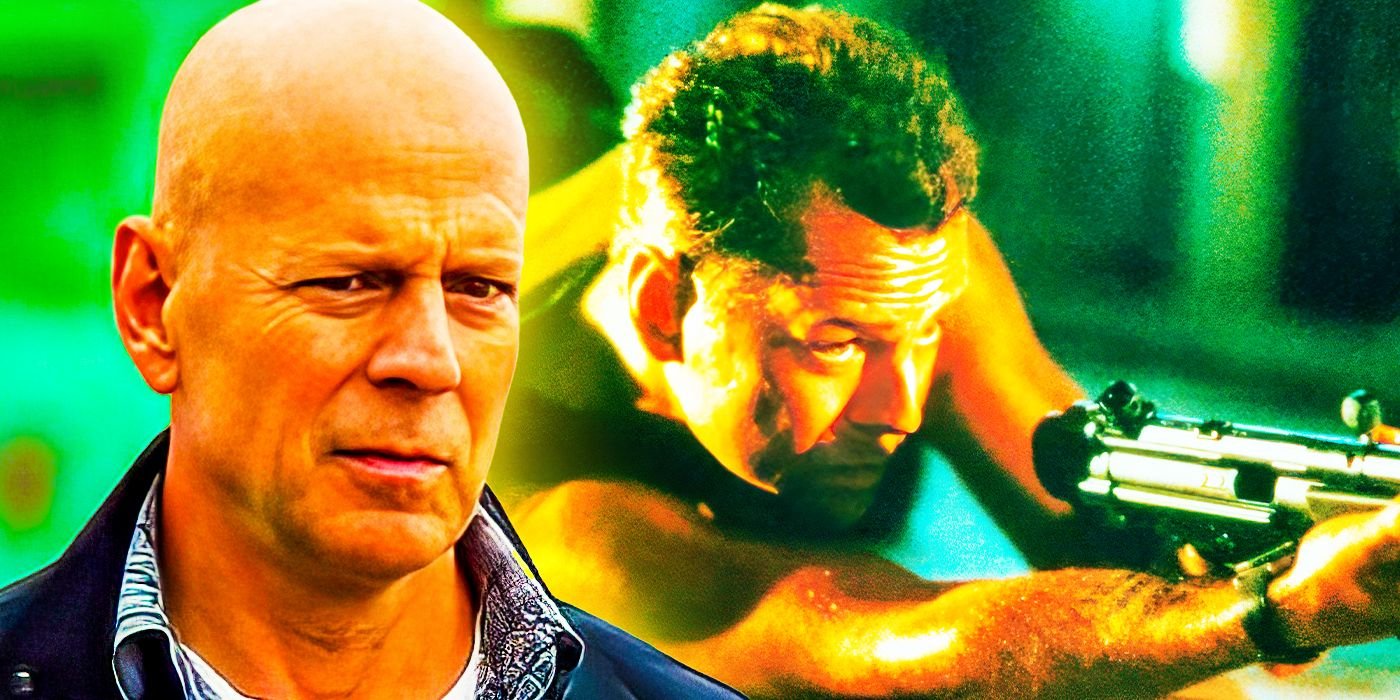 Scrapped Die Hard 6 Movie Addressed By Attached Director 2 This collage shows John McClane from the first and last Die Hard movies.