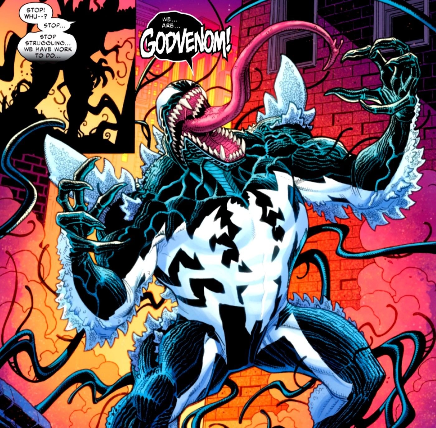 venom gets a godzilla upgrade as godvenom