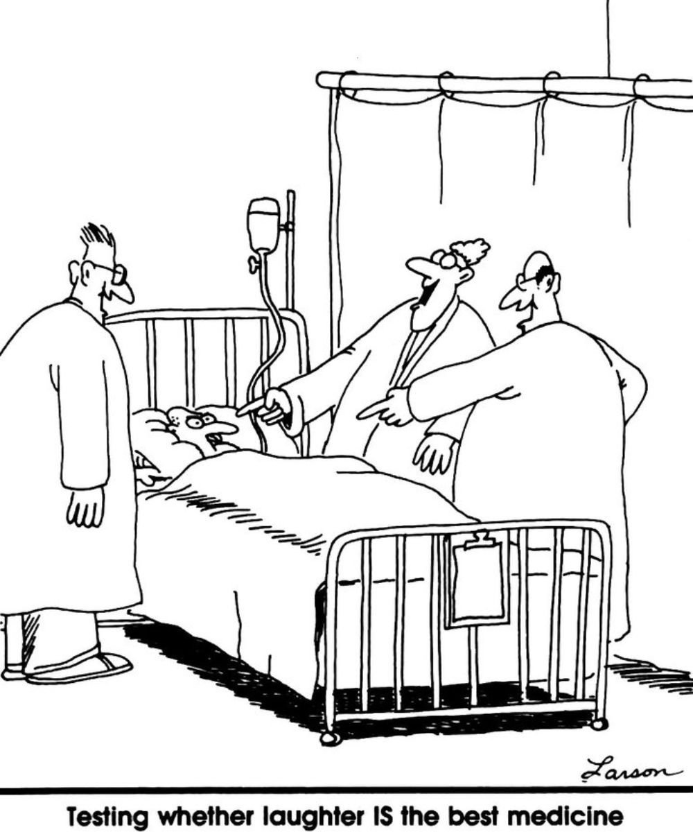 Laughter Is Medicine Far side
