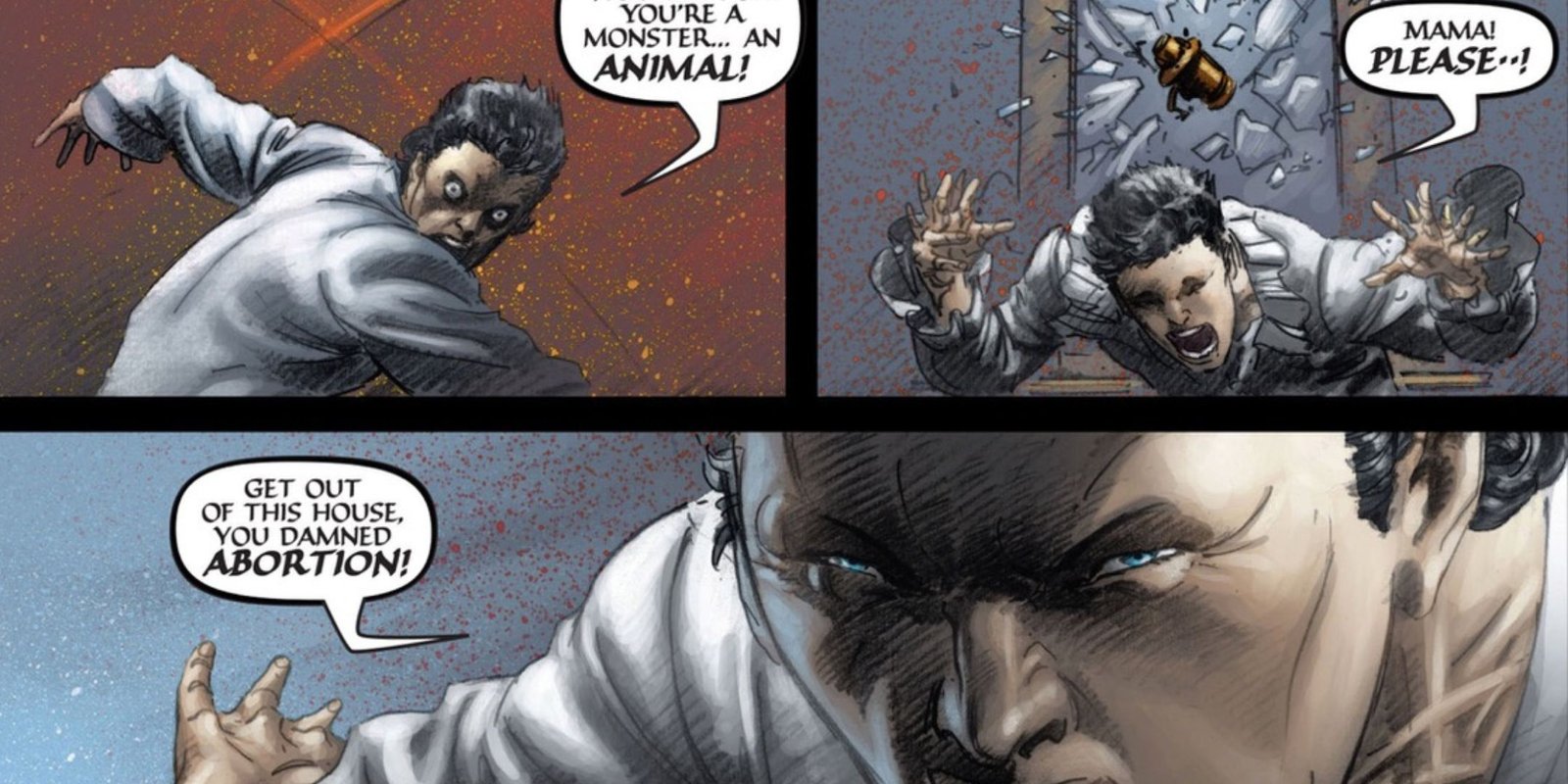 Wolverine's mother calls him an animal.