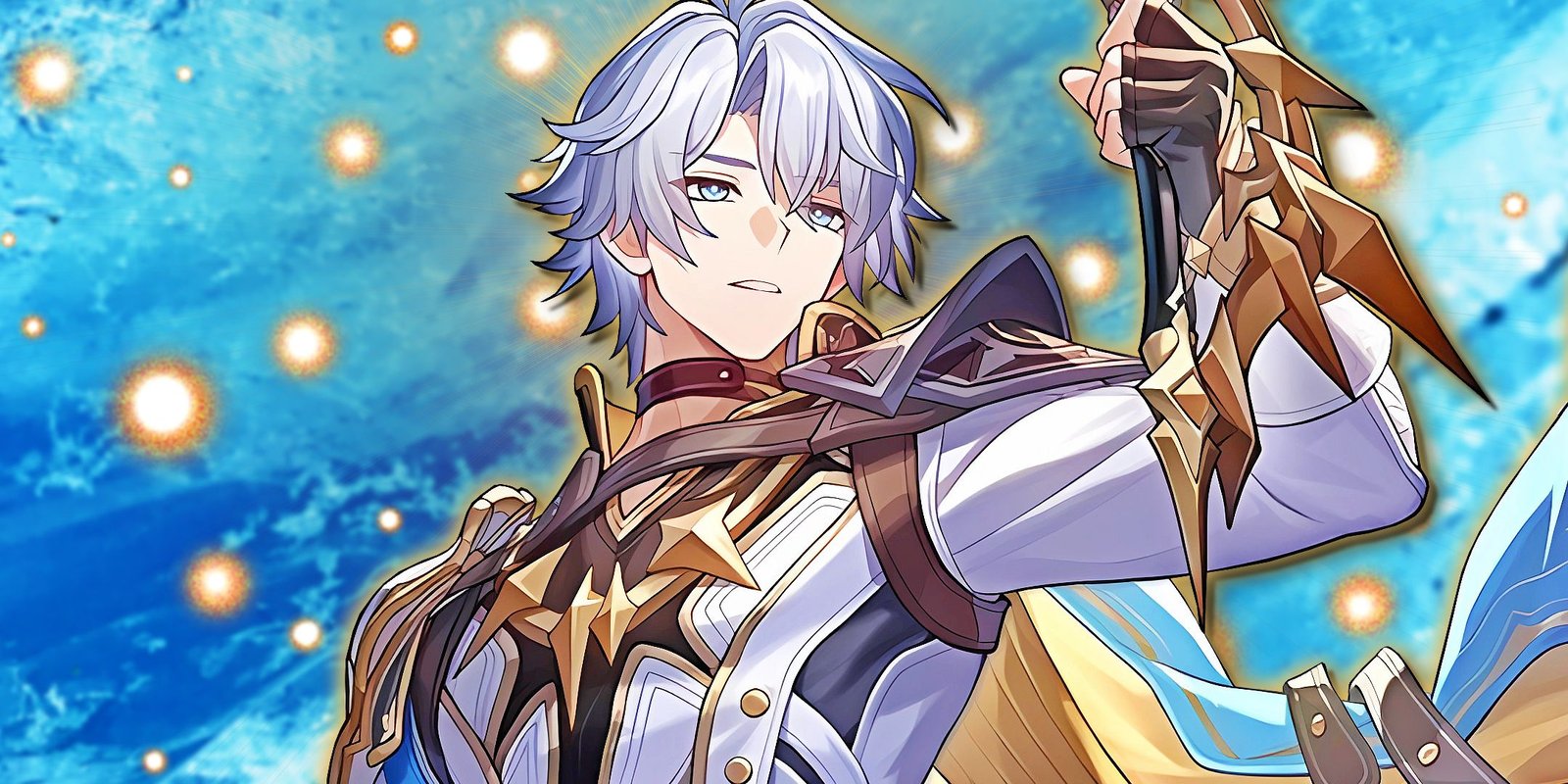 Free Character Giveaway Is As Terrible As It Is Exciting 3 Honkai Star Rail's Phainon raises his sword toward the sky.