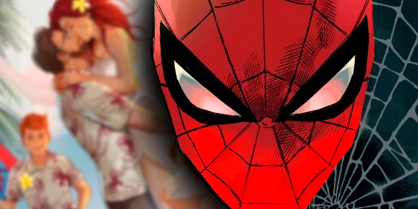 Sorry, MJ - Spider-Man Is About to Get a New Love Interest (If the MCU's Brand New Day Follows the Comics) 6 ultimate spider-man mask, with peter and mj in background