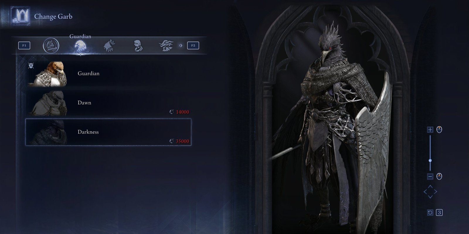 Nightreign Guardian Darkness outfit