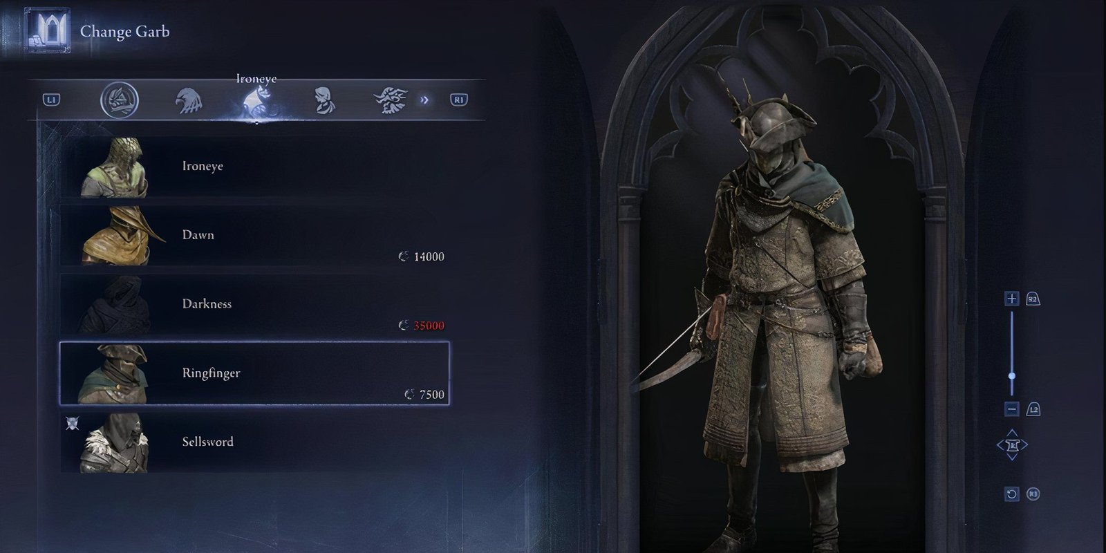 Nightreign Ironeye Ringfinger outfit