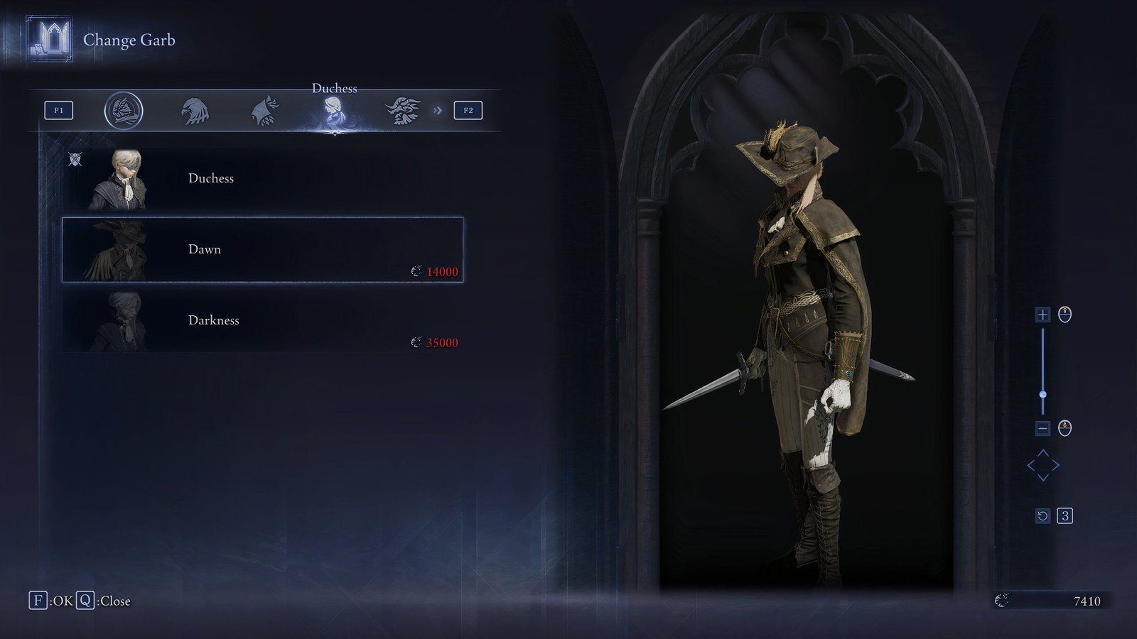 Nightreign Duchess Dawn outfit