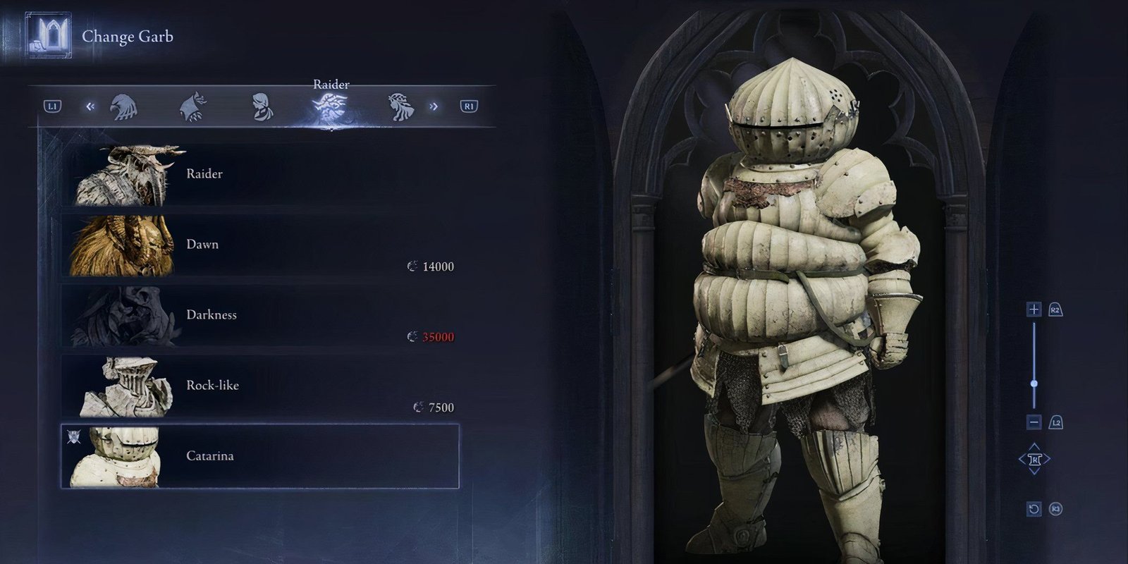Nightreign Raider catarina outfit